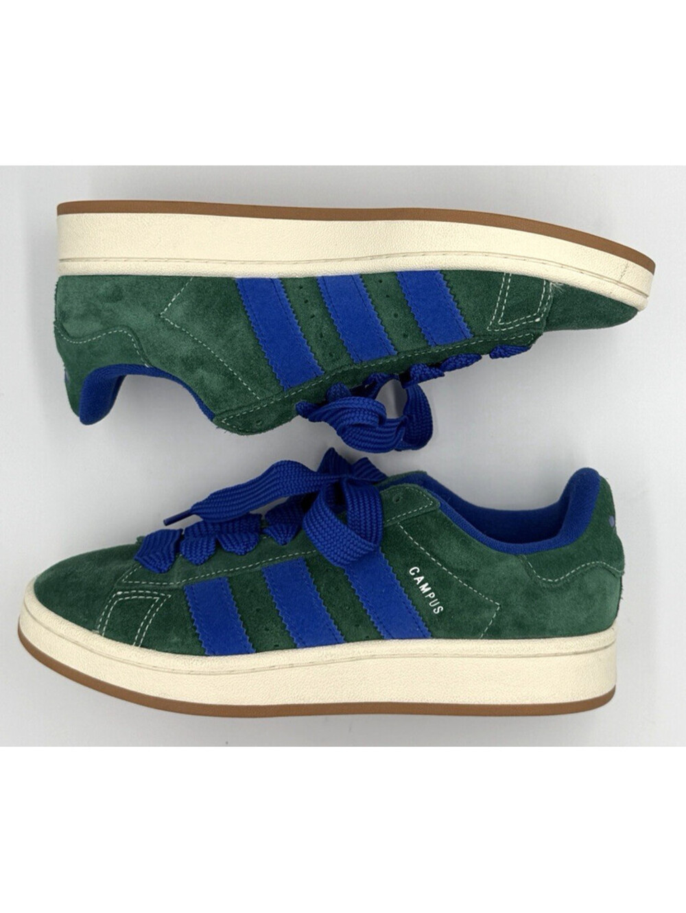 adidas Campus 00s Dark Green Semi Lucid Blue Size 7 Mens Sneakers HQ4571